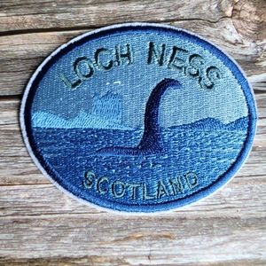 Lochness Monster Cryptid Scotland Embroidered Iron on Patch